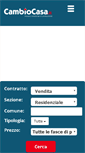 Mobile Screenshot of cambiocasa.it
