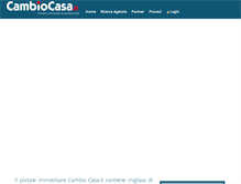Tablet Screenshot of cambiocasa.it