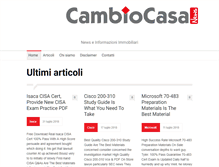 Tablet Screenshot of news.cambiocasa.it